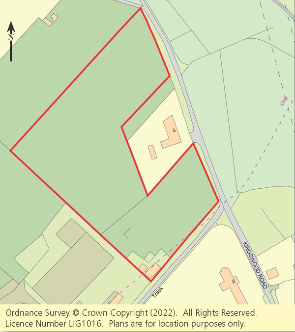 Lot: 84 - LAND EXTENDING TO OVER THREE ACRES WITH STABLES - 